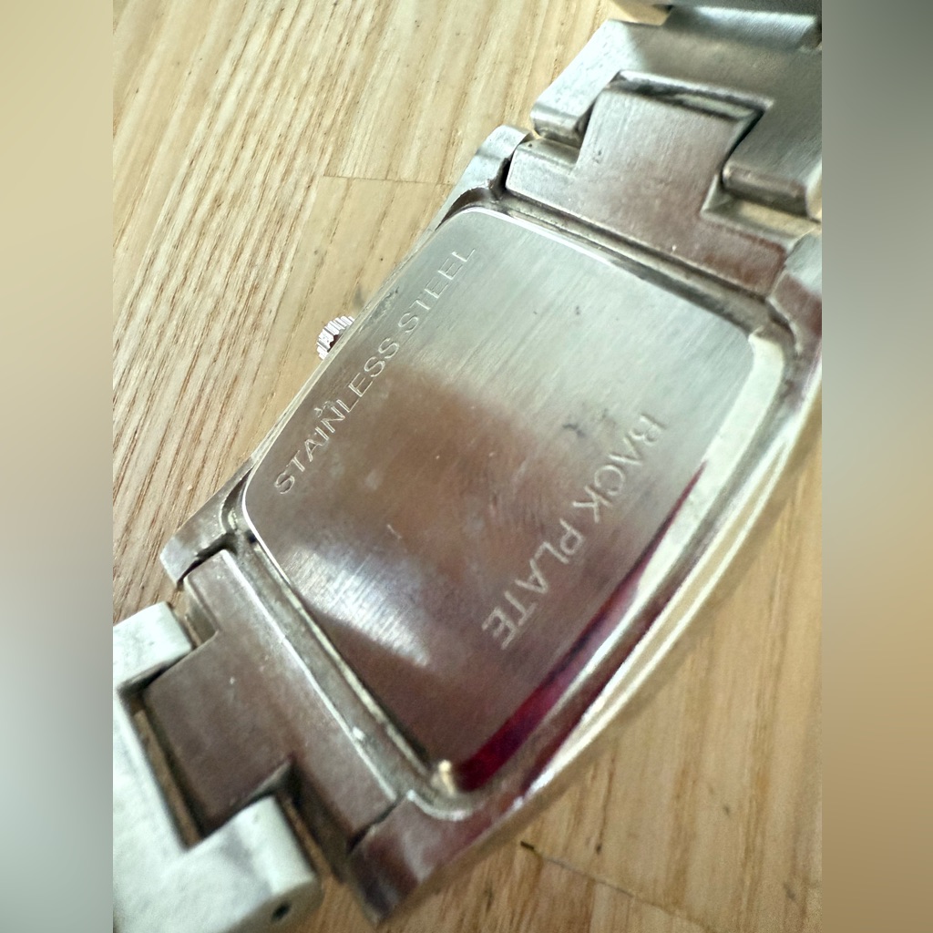 Chrome Men’s Silver Tone Watch New Battery — image 5 of 8